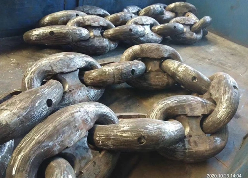 Cadena de ancla marina