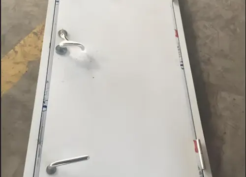 Puerta corredera de aluminio estanca marina