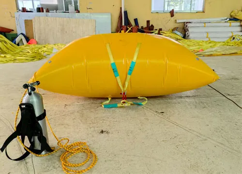 Bolsa de elevación inflable en forma de almohada para salvamento marino de 2T