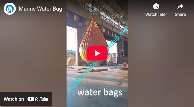 Bolsa de agua marina